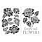 Fresh Cut Flower Plastic Stencils, 7" x 10" by Craft Smart®
